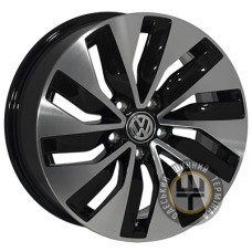 ZF TL0180 7x17 5x112 ET43 DIA57.1 Черный с алмазной механической обработкой лицевой поверхности