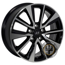 ZF TL0283NW 7x17 5x114.3 ET52 DIA67.1 Черный с алмазной механической обработкой лицевой поверхности