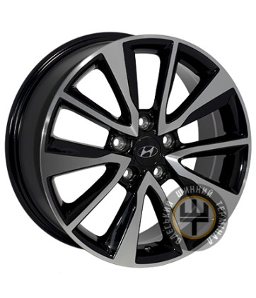 ZF TL0283NW 7x17 5x114.3 ET52 DIA67.1 Черный с алмазной механической обработкой лицевой поверхности