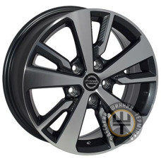 ZF TL0400NW 6.5x16 5x114.3 ET40 DIA66.1 Gun metal full polish (Темно-серый с полированным ободом)