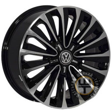 ZF TL1411ND 8x18 5x112 ET48 DIA57.1 Черный с алмазной механической обработкой лицевой поверхности