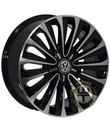 ZF TL1411ND 8x18 5x112 ET48 DIA57.1 Черный с алмазной механической обработкой лицевой поверхности