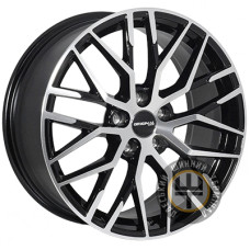 ZF TL1420NW 8x18 5x114.3 ET38 DIA73.1 Черный с алмазной механической обработкой лицевой поверхности