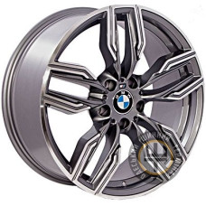 Zorat Wheels BK5181 7.5x17 5x120 ET32 DIA72.6 Grey Polished (Темно-серый с полированной лицевой частью)