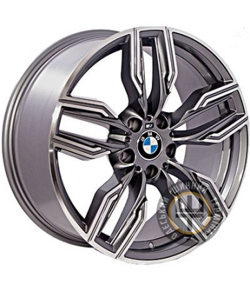 Zorat Wheels BK5181 7.5x17 5x120 ET32 DIA72.6 Grey Polished (Темно-серый с полированной лицевой частью)