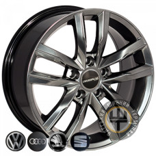 Zorat Wheels BK5182 7.5x17 5x112 ET45 DIA57.1 Hyper black (Насыщенный черный, иногда темно-серебристый)