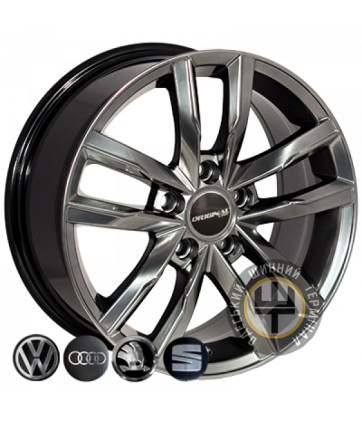 Zorat Wheels BK5182 7.5x17 5x112 ET45 DIA57.1 Hyper black (Насыщенный черный, иногда темно-серебристый)