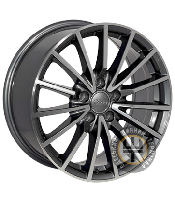 Zorat Wheels BK5246 7.5x17 5x112 ET35 DIA66.6 Grey Polished (Темно-серый с полированной лицевой частью)