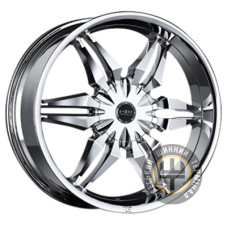 Zyoxx ZX6 8.5x20 5x120 ET35 DIA78.1 Chrome