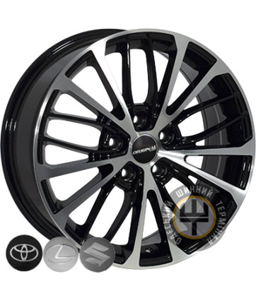 Zorat Wheels BK5343 7x17 5x114.3 ET40 DIA60.1 Black polished (Черный с полированной лицевой частью)
