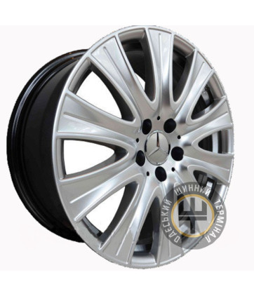 Replica Mercedes CT1456 8x18 5x112 ET41 DIA66.6 Hyper Silver (Cупер серебро)