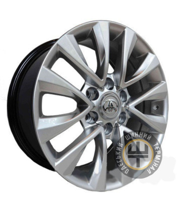 Replica Toyota (CT5537) 8.5x20 6x139.7 ET25 DIA0 Hyper Silver (Cупер серебро)