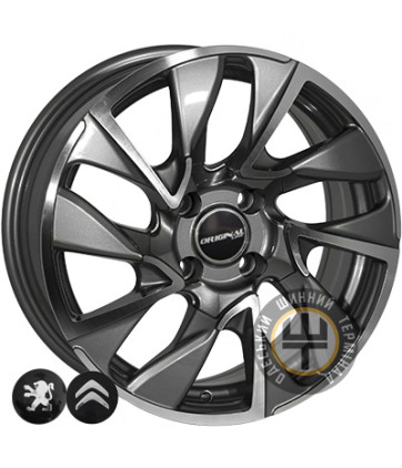 ZF FR641 7.5x17 4x108 ET29 DIA65.1 Черный с алмазной механической обработкой лицевой поверхности