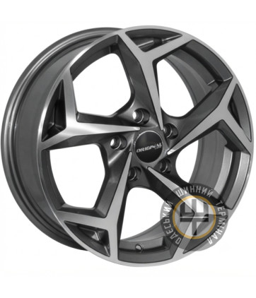 Zorat Wheels BK5340 6x15 5x108 ET37 DIA65.1 Black polished (Черный с полированной лицевой частью)
