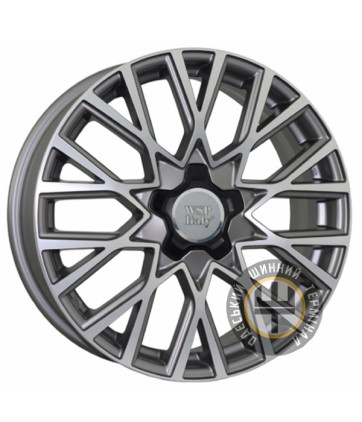 WSP Italy Fiat (W168) Gran Sasso 7x18 5x110 ET40 DIA65.1 Matt gun metal polished