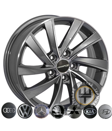 Zorat Wheels BK5290 6.5x16 5x100 ET35 DIA57.1 Black polished (Черный с полированной лицевой частью)