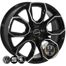 Zorat Wheels 5278 8x18 5x112 ET45 DIA57.1 Black polished (Черный с полированной лицевой частью)