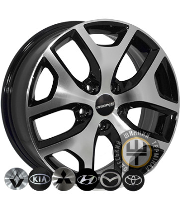 ZF FE137 6.5x17 5x114.3 ET40 DIA67.1 Черный с алмазной механической обработкой лицевой поверхности