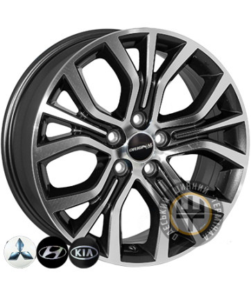 ZF TL1481NW 7x18 5x114.3 ET38 DIA67.1 Gun metal full polish (Темно-серый с полированным ободом)
