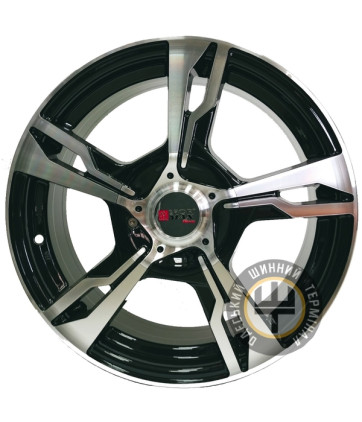 Sportmax Racing SR-9113 7x17 8x100 ET42 DIA67.1 Black polished (Черный с полированной лицевой частью)