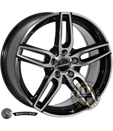Zorat Wheels BK5434 7.5x17 5x112 ET45 DIA66.6 Black polished (Черный с полированной лицевой частью)