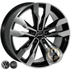 Zorat Wheels BK5333 8x18 5x112 ET30 DIA66.6 Black