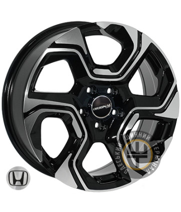 Zorat Wheels BK5389 7x18 5x114.3 ET45 DIA64.1 Black polished (Черный с полированной лицевой частью)