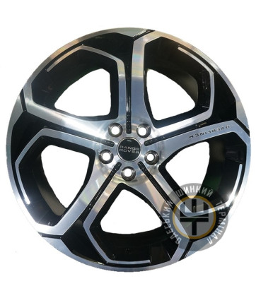 Replica Land Rover GT 52683 9.5x22 5x120 ET50 DIA72.6 Черный с алмазной механической обработкой лицевой поверхности