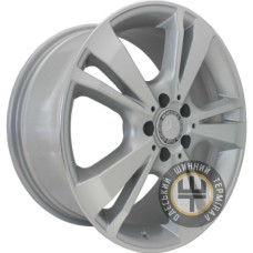Replica Mercedes CT1451 8.5x18 5x112 ET45 DIA66.6 Серебристый с алмазной механической обработкой лицевой поверхности