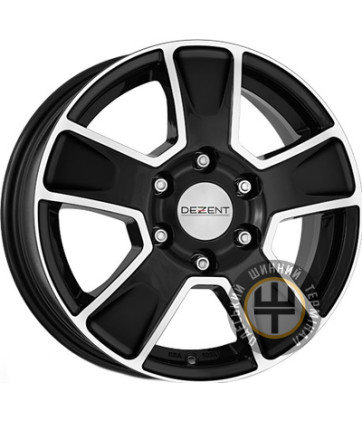 Dezent VAN 6.5x16 6x130 ET62 DIA84.1 Black polished (Черный с полированной лицевой частью)
