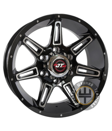 JT 2094 8x15 6x139.7 ET10 DIA110 Black Matt (Черный матовый)