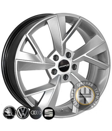 Zorat Wheels 7857 7x18 5x112 ET43 DIA57.1 Hyper Silver (Cупер серебро)