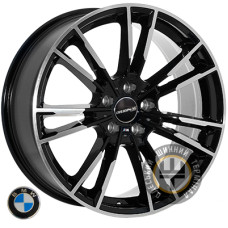 Zorat Wheels 5396 8.5x18 5x112 ET30 DIA66.6 Black polished (Черный с полированной лицевой частью)