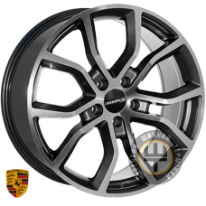 Zorat Wheels BK5362 11x21 5x130 ET58 DIA71.6 Gun metal full polish (Темно-серый с полированным ободом)