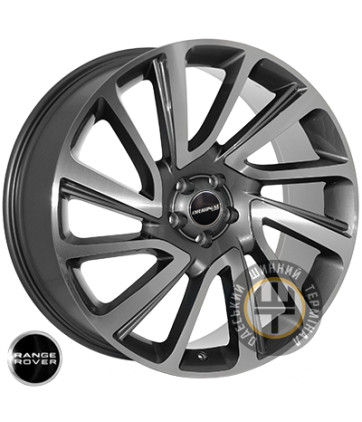 JH 6141 9.5x22 5x108 ET48 DIA63.4 Темно-серый с алмазной пылью полностью полированный