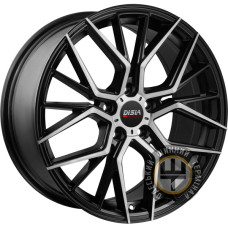 Disla Crystal 7x16 5x112 ET40 DIA66.6 Gunmetal Diamond (Серый внутри, с полировкой снаружи)