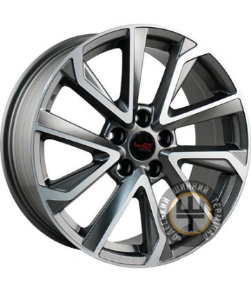 Replica LegeArtis Lexus LX523 7.5x18 5x114.3 ET35 DIA60.1 Gun metal full polish (Темно-серый с полированным ободом)